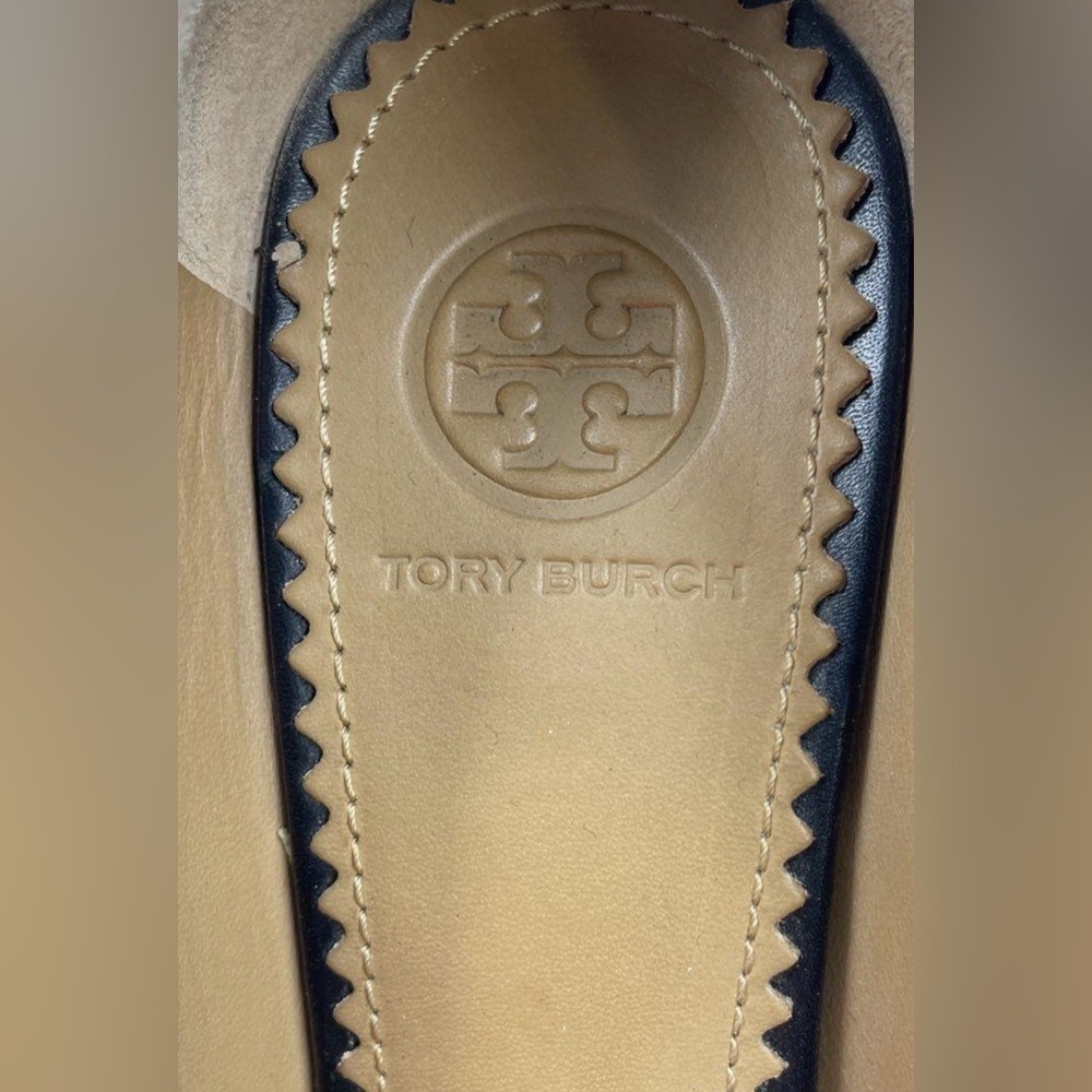 Tory Burch Penelope Black Leather Heels - Picture 5 of 7